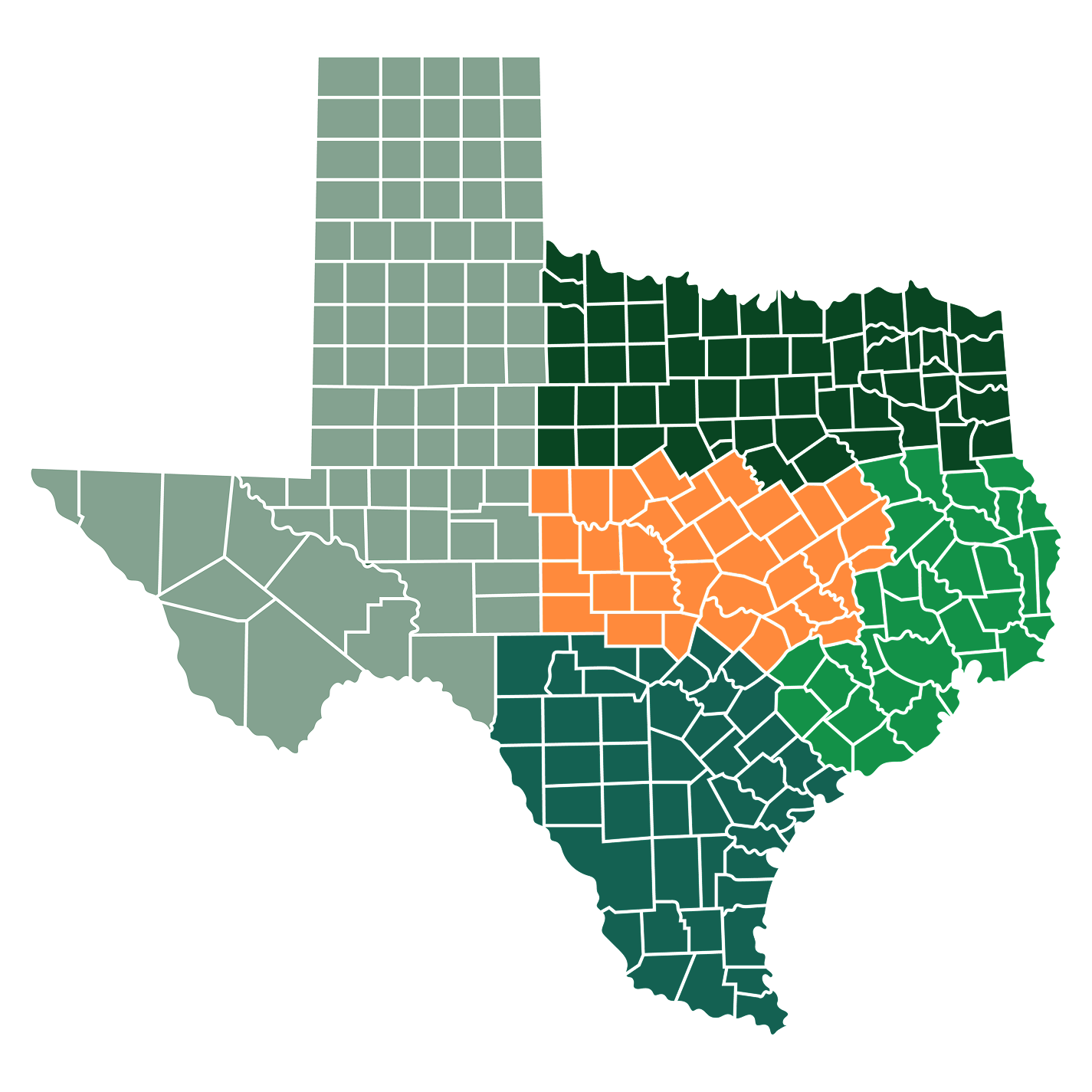 Central Texas Map