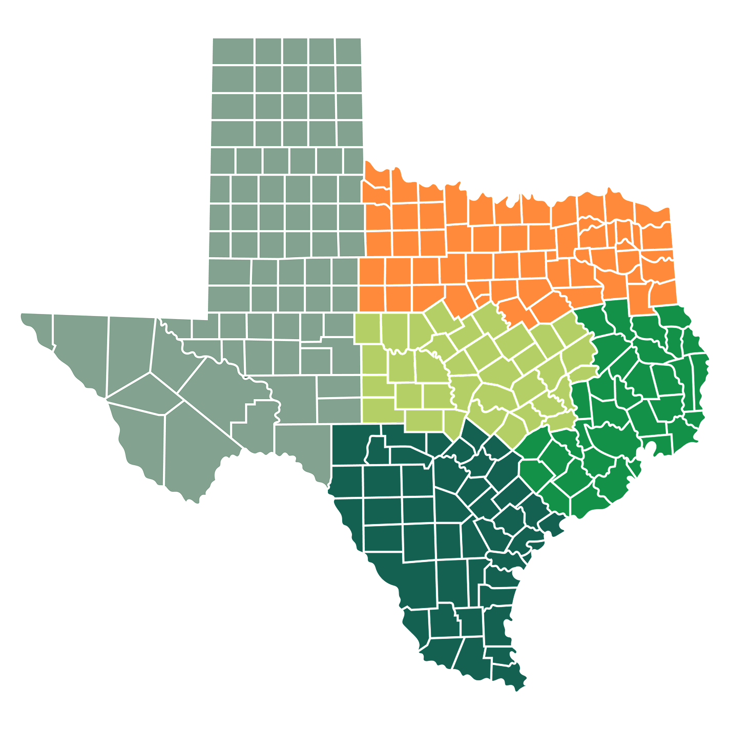 North Texas Map